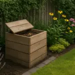 Come integrare una compostiera nel giardino? Progetto a basso impatto e zero intralcio visivo