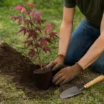 Come piantare correttamente un acero giapponese? Piccoli gesti che garantiscono crescita sana