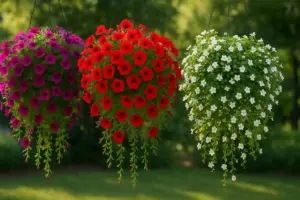 Piante ornamentali ricadenti per fioriere sospese: Effetti scenici con fiori a cascata e zero fatica