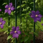 Clematis in piena terra: Il supporto ideale per stimolare la crescita e la fioritura lunga
