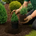 Conifere ornamentali nane: Tecniche di messa a dimora per un angolo verde tutto l’anno