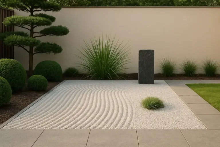 Giardino minimalista: Disposizione di elementi che riduce le cure e massimizza l’effetto visivo