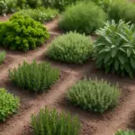 Aiuole di erbe aromatiche nell’orto: Disposizione che ottimizza crescita e raccolta