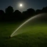 Il prato che respira di notte: perché d’estate l’orario d’irrigazione conta più della quantità