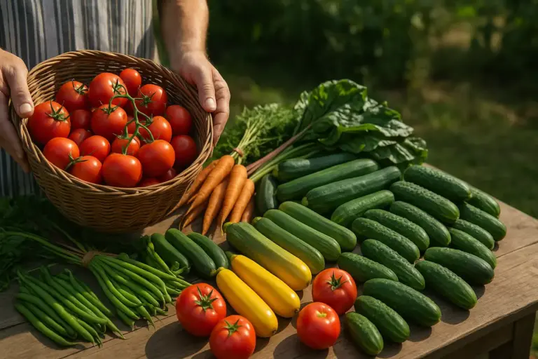 La raccolta della domenica: cosa mettevano in tavola gli orti di inizio agosto
