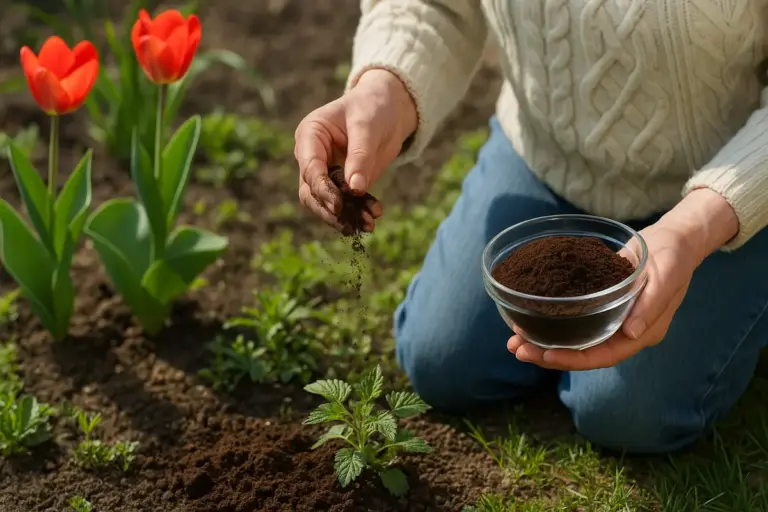 Fondi di caffè alle piante: la scienza dice sì, ma non come lo fai tu