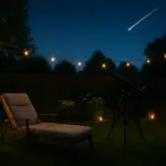 Un angolo per guardare le stelle cadenti: sistemare il giardino per le notti di agosto