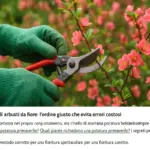 Potatura primaverile degli arbusti da fiore: l’ordine giusto che evita errori costosi