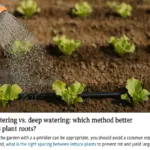 Irrigare l’orto in superficie o in profondità: quale metodo radica meglio le piantine