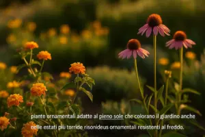 Piante ornamentali resistenti al sole: l’esposizione che brucia i colori in estate
