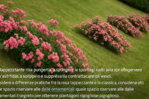 Rosa tappezzante in pendenza: il vantaggio che la classica non può offrire