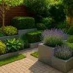 Fioriere in giardino piccolo: la scelta di forma che moltiplica lo spazio visivo