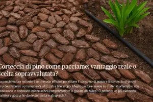 Corteccia di pino come pacciame: vantaggio reale o scelta sopravvalutata?