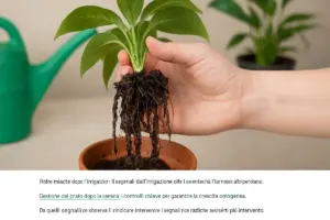 Radici marce dopo l’irrigazione: il segnale d’allarme che anticipa il danno
