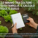 Intervallo minimo tra colture della stessa famiglia: il calcolo che protegge il suolo
