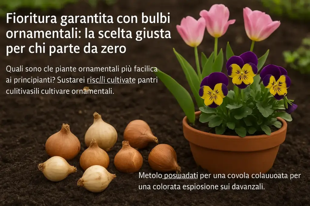 Fioritura garantita con bulbi ornamentali: la scelta giusta per chi parte da zero