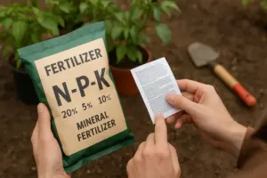 Come leggere l’etichetta di un concime minerale: i valori che guidano la scelta