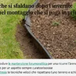 Bordure che si sfaldano dopo l’inverno: il difetto nel montaggio che si paga in primavera