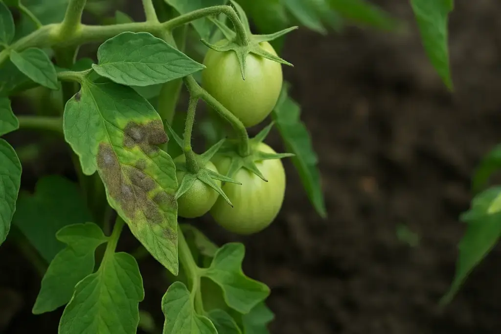 Peronospora nelle prime settimane del pomodoro: il segnale che anticipa il danno