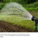Pressione dell’acqua per irrigare l’orto: il valore che protegge i semi appena interrati