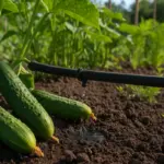 Cetrioli in estate nell’orto: il metodo d’irrigazione che regge la canicola
