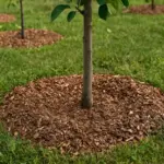 Pacciame attorno agli alberi da frutto: la distanza dal tronco che salva le radici