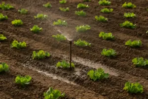 Irrigazione a pioggia su terreno argilloso nell’orto: come evitare la crosta in superficie