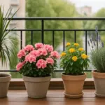 Piante ornamentali da vaso per balcone: le varietà senza cure quotidiane