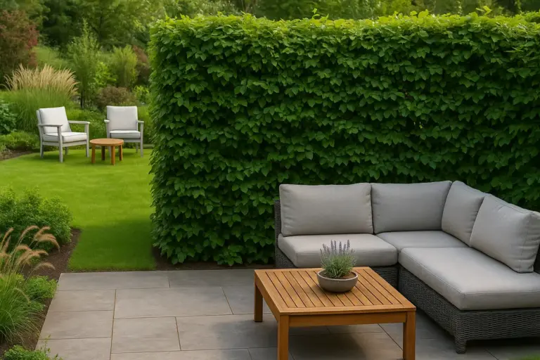 Separare le zone relax in giardino: l’elemento verde che sostituisce il muro